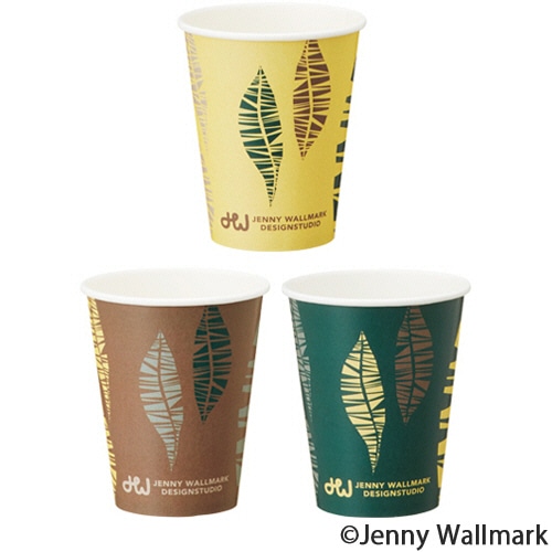 TANOSEE　厚紙タンブラー　Feathers（フェザーズ）　280mL（9.5オンス）　1セット（1000個：50個×20パック）（ご注文単位1セット）【直送品】