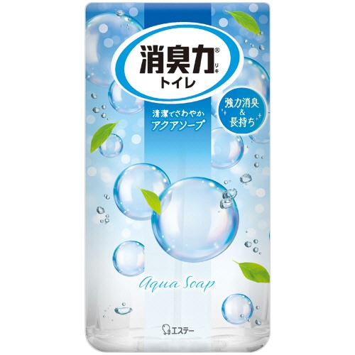 エステー　トイレの消臭力　アクアソープ　400mL　1セット（5個）（ご注文単位1セット）【直送品】