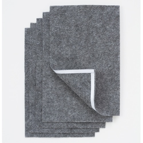 マグエックス　ホワイトボード用マグネットイレーザー　ロング　専用スペアシート　MMRE-L-R5　1パック（5枚）（ご注文単位1パック）【直送品】