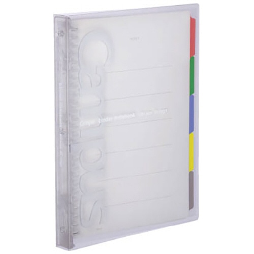 コクヨ　キャンパス　スライドバインダー（ミドルタイプ）　PP表紙　B5タテ　26穴　100枚収容　背幅29mm　透明　ル-P333NT　1冊（ご注文単位1冊）【直送品】
