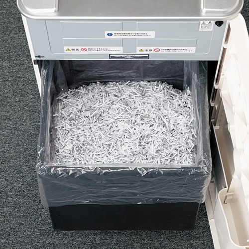 コクヨ シュレッダー用ゴミ袋 静電気抑制 エア抜き加工 透明 Lサイズ KPS-PFS100 1パック(100枚)(ご注文単位1パック)【直送品】