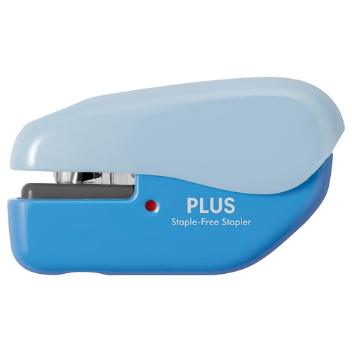 プラス　針なしホッチキス　ペーパークリンチ　ミニ　4枚とじ　ホワイト　SL-104NB　1個（ご注文単位1個）【直送品】