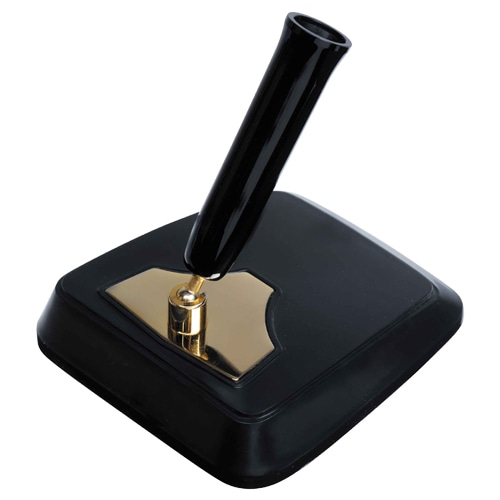 プラチナ　デスクペンスタンド　1本立　黒　DPD-1200G　1個（ご注文単位1個）【直送品】