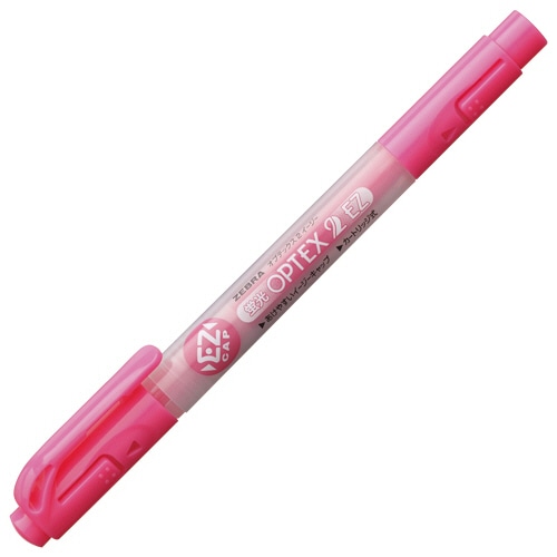 ゼブラ　蛍光オプテックス2　EZ　ピンク　WKT11-P　1本（ご注文単位1本）【直送品】