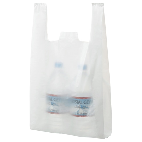 TANOSEE　乳白レジ袋　30号　ヨコ265×タテ480×マチ幅130mm　1パック（100枚）（ご注文単位1パック）【直送品】