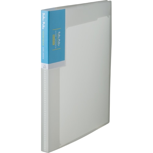 ビュートン　サクポケホルダーブック　A4タテ　14ポケット　背幅19mm　クリヤー　SPB-A4-14C　1冊（ご注文単位1冊）【直送品】