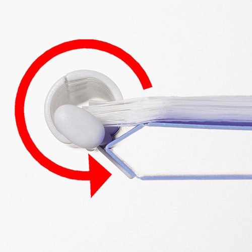 リヒトラブ AQUA DROPs クリヤーブック(ポケット交換タイプ) A4タテ 30穴 15ポケット付属 背幅18mm 青 N-5015-8 1冊(ご注文単位1冊)【直送品】