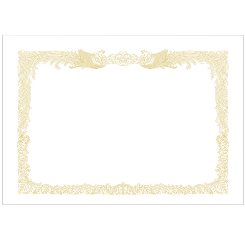 ササガワ　タカ印　OA賞状用紙　厚口　白地　B4　タテ書用　10-1270　1パック（10枚）（ご注文単位1パック）【直送品】