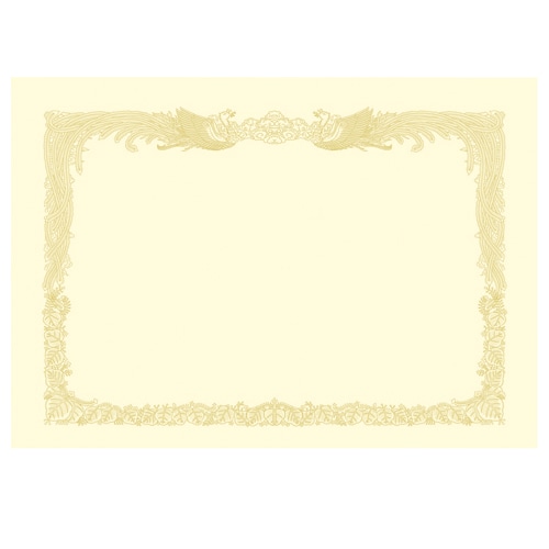 ササガワ　タカ印　OA賞状用紙　厚口　クリーム　B4　タテ書用　10-1277　1パック（10枚）（ご注文単位1パック）【直送品】