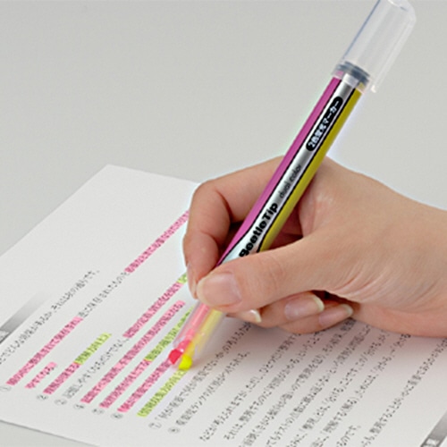 コクヨ 2色蛍光マーカー ビートルティップ 3種(各種1本) PM-L303-3S 1パック(ご注文単位1パック)【直送品】