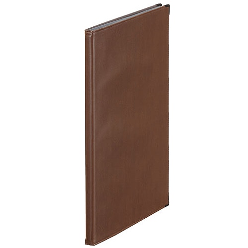 キングジム　レザフェス　メニューファイル　A4タテ型　茶　1972LF-BR　1冊（ご注文単位1冊）【直送品】