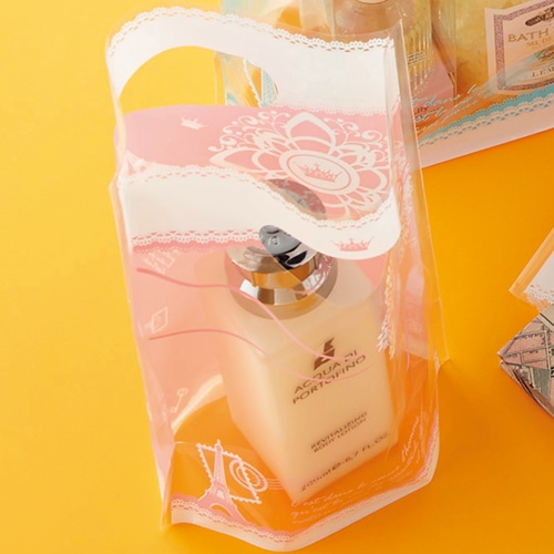 ササガワ デコラパック S W160×H210+D90mm パリ ピンク 35-3453 1パック(50枚)(ご注文単位1パック)【直送品】