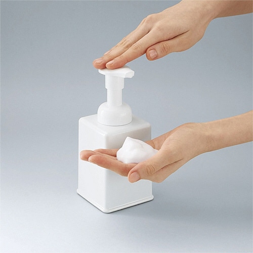 国際化工 メリーナ ムースディスペンサー 340ml アイボリーホワイト M313IW 1本(ご注文単位1本)【直送品】