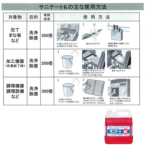 ライオン サニテートK 4kg 1本(ご注文単位1本)【直送品】