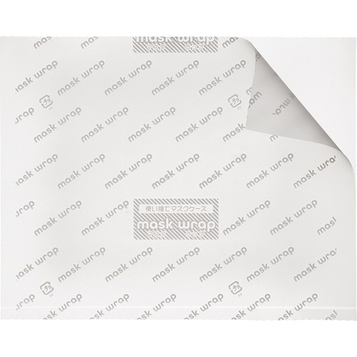 伏見樹脂 マスクラップ 1箱(100シート)(ご注文単位1箱)【直送品】