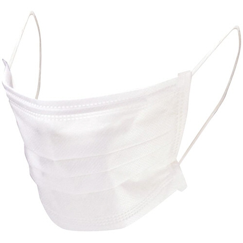 アクティー ノーズワイヤー付不織布マスク ふつう 1パック(50枚)(ご注文単位1パック)【直送品】