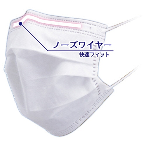 大黒工業 国産2層構造マスク フリーサイズ 1箱(50枚)(ご注文単位1箱)【直送品】