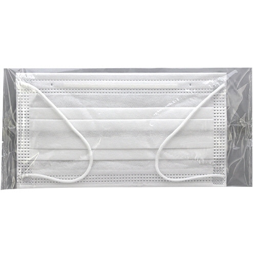 リーブル　3PLYマスク　個包装　耳掛けタイプ　No.2868　1箱（50枚）（ご注文単位1箱）【直送品】