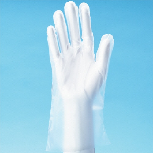 サンフラワー ポリエチグローブ 内エンボス No.401 半透明 M NO.401-M 1パック(100枚)(ご注文単位1パック)【直送品】