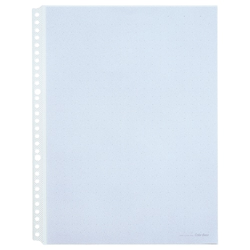 キングジム　カラーベースポケット　A4タテ　2・4・30穴　青　103CP-B　1セット（50枚：10枚×5パック）（ご注文単位1セット）【直送品】