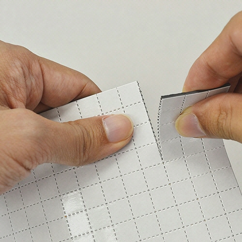 マグエックス マグネット粘着付シート 強力タイプ ちぎれーる 200×300×1.2mm MSWFPC-600 1セット(10枚)(ご注文単位1セット)【直送品】