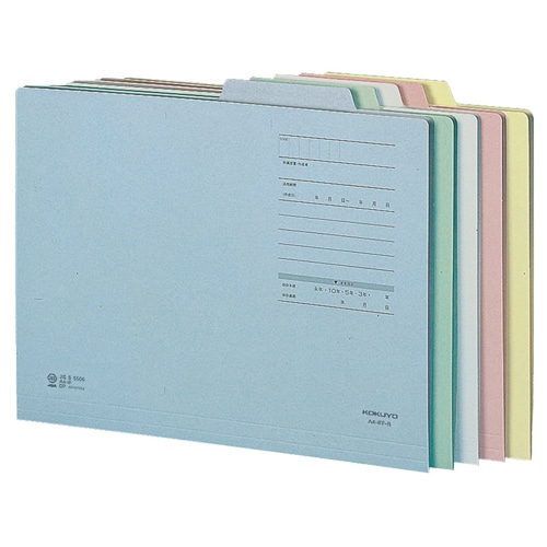 コクヨ 個別フォルダー(カラー・Fタイプ) A4 ピンク A4-IFF-P 1セット(10冊)(ご注文単位1セット)【直送品】