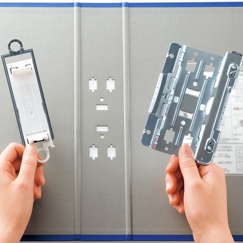 キングジム　キングファイル　スーパードッチ（脱・着）イージー　A3ヨコ　300枚収容　30mmとじ　背幅46mm　青　3403EA-B　1セット（10冊）（ご注文単位1セット）【直送品】