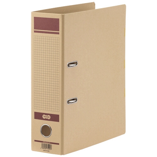 TANOSEE　保存用レバー式アーチファイルN　A4タテ　700枚収容　70mmとじ　背幅83mm　赤　1セット（24冊）（ご注文単位1セット）【直送品】