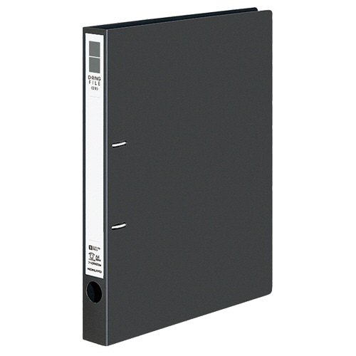 コクヨ　Dリングファイル（ER）　A4タテ　2穴　200枚収容　20mmとじ　背幅34mm　ダークグレー　フ-UDR420DM　1セット（10冊）（ご注文単位1セット）【直送品】
