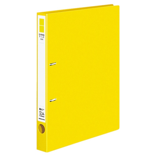 コクヨ　Dリングファイル（ER）　A4タテ　2穴　200枚収容　20mmとじ　背幅34mm　黄　フ-UDR420Y　1セット（10冊）（ご注文単位1セット）【直送品】