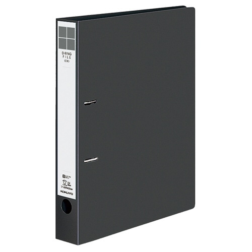 コクヨ　Dリングファイル（ER）　A4タテ　2穴　300枚収容　30mmとじ　背幅45mm　ダークグレー　フ-UDR430DM　1セット（10冊）（ご注文単位1セット）【直送品】