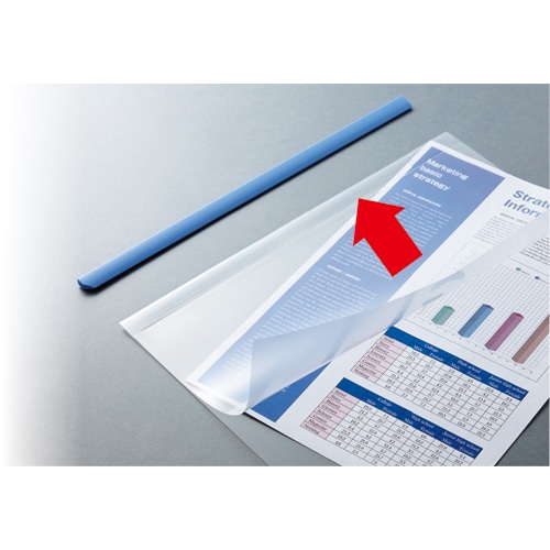 TANOSEE 再生レールホルダー A4タテ 20枚収容 黒 1セット(100冊:10冊×10パック)(ご注文単位1セット)【直送品】