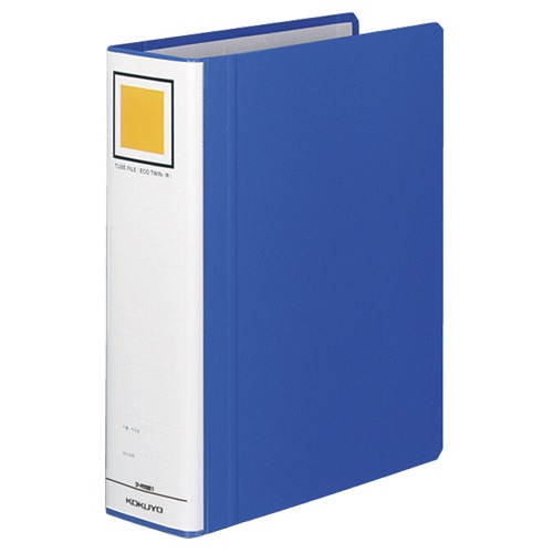 コクヨ　チューブファイル（エコツインR）　B5タテ　600枚収容　60mmとじ　背幅75mm　青　フ-RT661B　1セット（10冊）（ご注文単位1セット）【直送品】