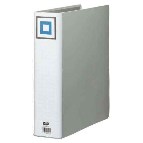 TANOSEE　両開きパイプ式ファイルV　A4タテ　600枚収容　60mmとじ　背幅75mm　シルバー　1セット（30冊）（ご注文単位1セット）【直送品】