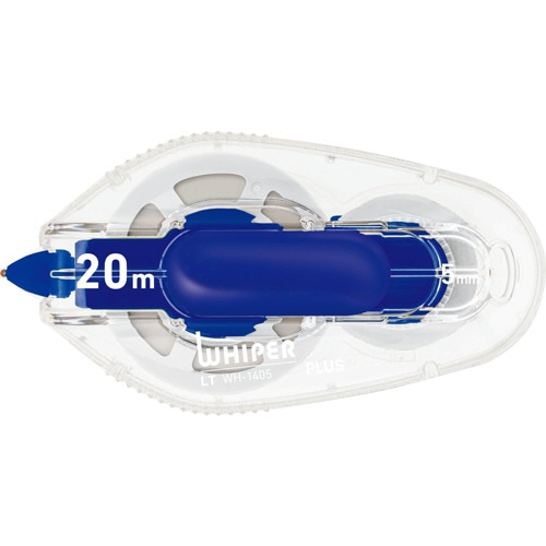 プラス　修正テープ　ホワイパーLT　5mm幅×20m　ブルー　WH-1405　1セット（10個）（ご注文単位1セット）【直送品】