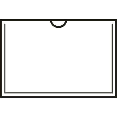 TANOSEE　ソフトカードケース　B5　透明　再生オレフィン製　1セット（100枚）（ご注文単位1セット）【直送品】