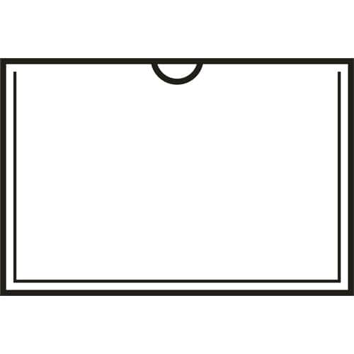 TANOSEE　ソフトカードケース　B6　透明　再生オレフィン製　1セット（100枚）（ご注文単位1セット）【直送品】