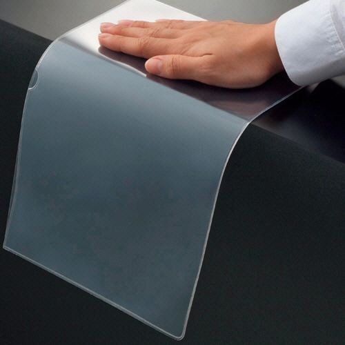 TANOSEE　ソフトカードケース　B6　透明　再生オレフィン製　1セット（100枚）（ご注文単位1セット）【直送品】