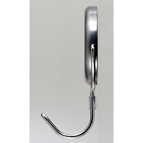 ミツヤ ステンレスボディ パワーマグネットフック フラット 耐荷重12kg シルバー PMH-SUS12 1セット(5個)(ご注文単位1セット)【直送品】