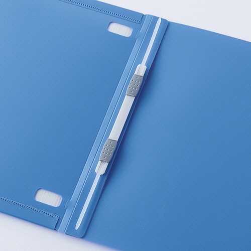 TANOSEE　背幅伸縮フラットファイル（PP表紙）　A4タテ　1000枚収容　背幅15-115mm　ブルー　1セット（30冊）（ご注文単位1セット）【直送品】
