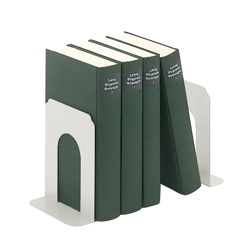 ライオン事務器　ブックエンド　T型　特大　ライトグレー　NO.9　1セット（20枚：2枚×10組）（ご注文単位1セット）【直送品】