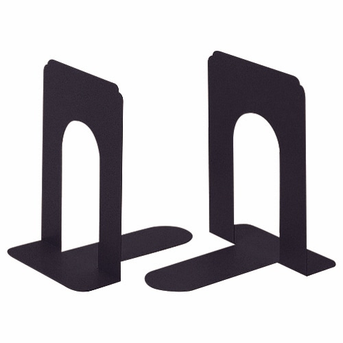 ライオン事務器　ブックエンド　T型　特大　ブラック　NO.9　1セット（20枚：2枚×10組）（ご注文単位1セット）【直送品】