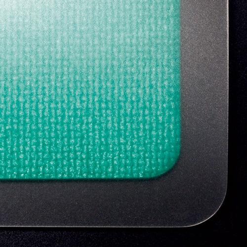 ライオン事務器 デスクマット 再生塩ビ製 ノングレア仕上 ダブル(グリーンマット付) 990×690×1.5mm No.107-PRM 1セット(10枚)(ご注文単位1セット)【直送品】