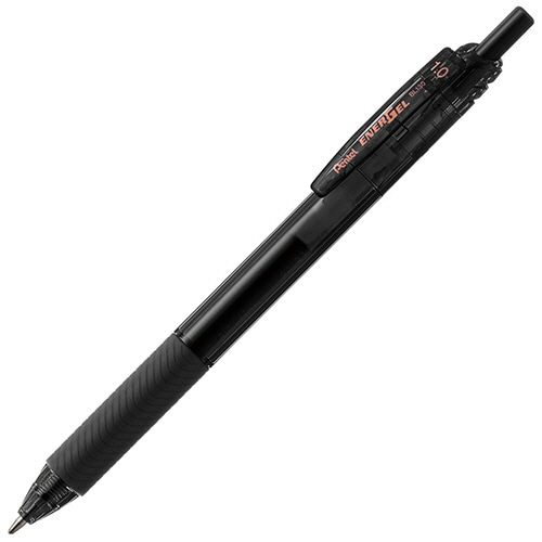 ぺんてる ゲルインキボールペン エナージェルエス 1.0mm 黒 BL130-A 1セット(10本)(ご注文単位1セット)【直送品】