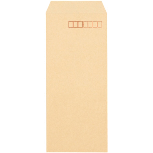 TANOSEE クラフト封筒 テープ付 長40 70g/m2 〒枠あり 1セット(3000枚:1000枚×3箱)(ご注文単位1セット)【直送品】