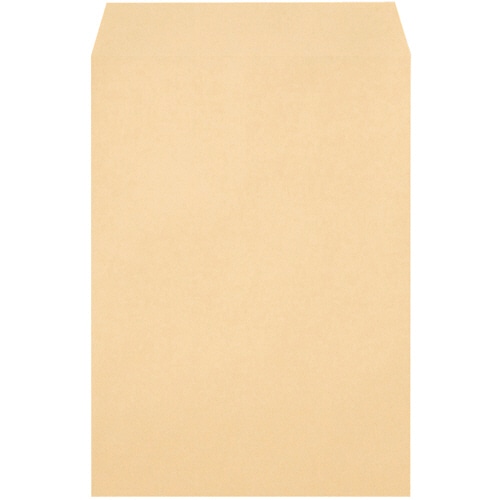 TANOSEE クラフト封筒 テープ付 角2 85g/m2 〒枠なし 1セット(1500枚:500枚×3箱)(ご注文単位1セット)【直送品】