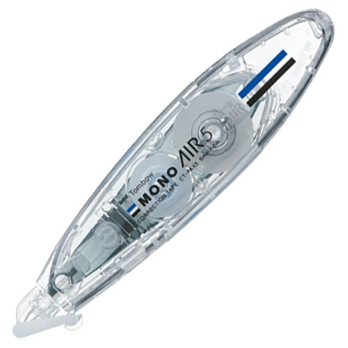 トンボ鉛筆　修正テープ　モノエアー　ペンタイプ　つめ替えタイプ　本体　5mm幅×6m　透明　CT-PAX5　1セット（5個）（ご注文単位1セット）【直送品】