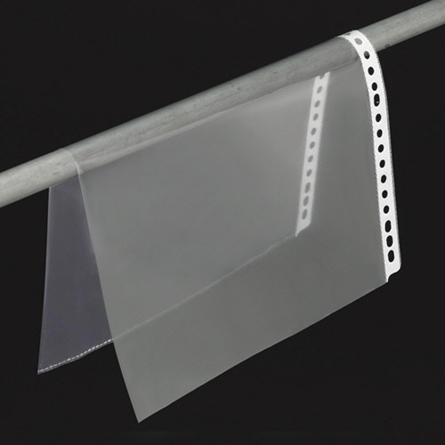 TANOSEE クリアファイル用リフィル(高透明タイプ) A4タテ 2・4・30穴 1セット(1000枚:100枚×10パック)(ご注文単位1セット)【直送品】