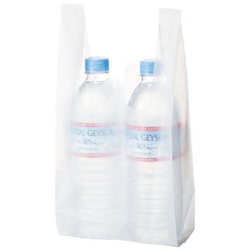 TANOSEE 乳白レジ袋 6号 ヨコ150×タテ310×マチ幅90mm 1セット(6000枚:100枚×60パック)(ご注文単位1セット)【直送品】