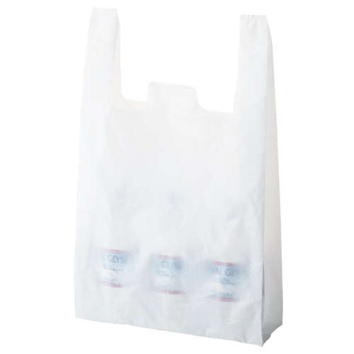 TANOSEE 乳白レジ袋 60号 ヨコ350×タテ600×マチ幅150mm 1セット(6000枚:100枚×60パック)(ご注文単位1セット)【直送品】